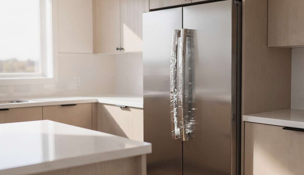 Perché il trucco del foglio di alluminio sulla maniglia sta conquistando sempre più case