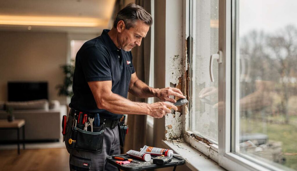 Il trucco dell’idraulico contro i telai delle finestre umidi: funziona subito
