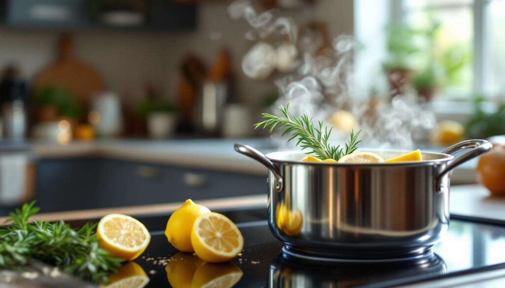 Bollire rosmarino e limone in pentola: ecco cosa s쳭e all'aria di casa in 30 minuti