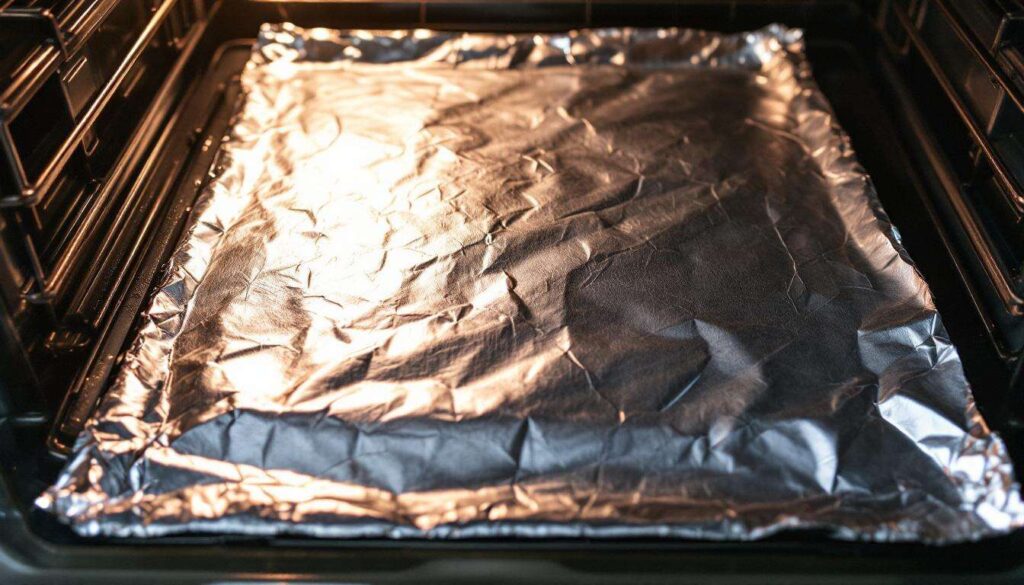 Foglio di alluminio sul fondo del forno: a cosa serve e perché conviene metterlo prima di cucinare