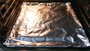 Foglio di alluminio sul fondo del forno: a cosa serve e perché conviene metterlo prima di cucinare