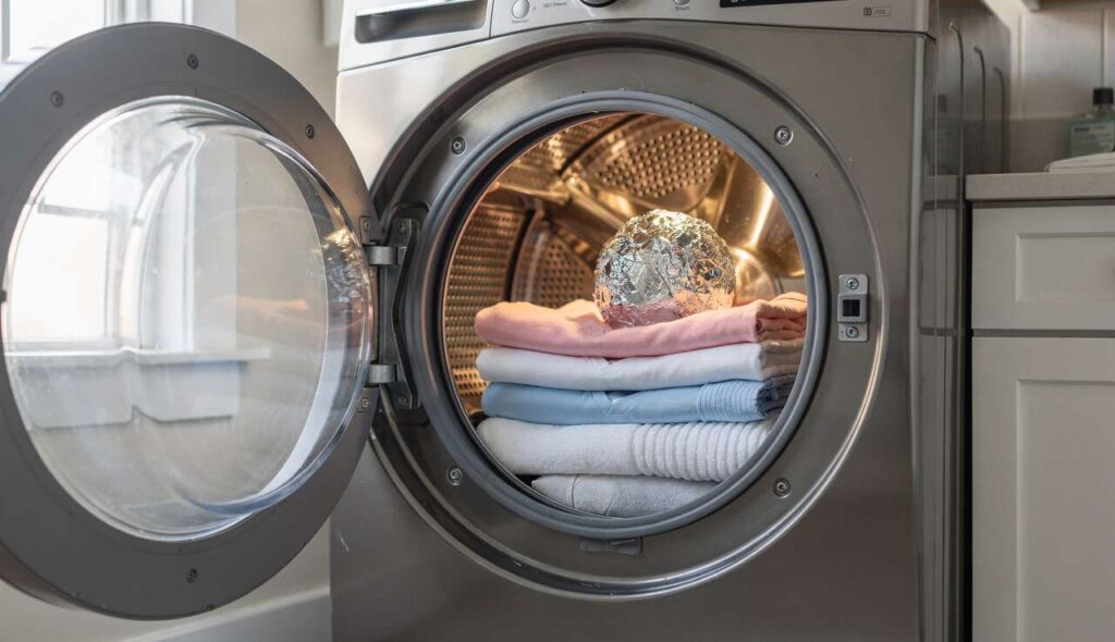 Il trucco della pallina di alluminio in asciugatrice: a cosa serve davvero