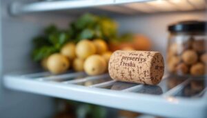 Tappo di sughero nel frigorifero: a cosa serve davvero secondo gli esperti di conservazione