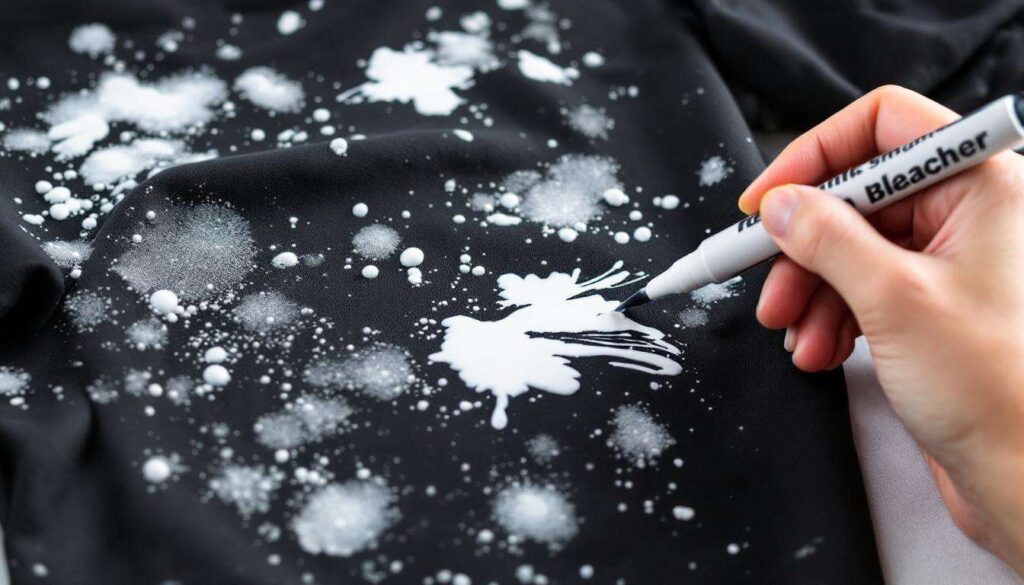 Il trucco del pennarello per le macchie di candeggina: come salvare i capi neri