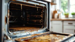 Forno incrostato: il metodo vapore e bicarbonato che pulisce tutto in 20 minuti