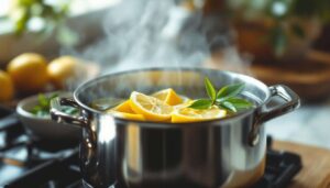 Bollire bucce di limone e alloro: a cosa serve davvero e perché è consigliato