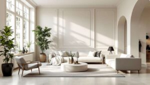 Pareti bianco crema: perché i designer le preferiscono al bianco puro per la luminosità