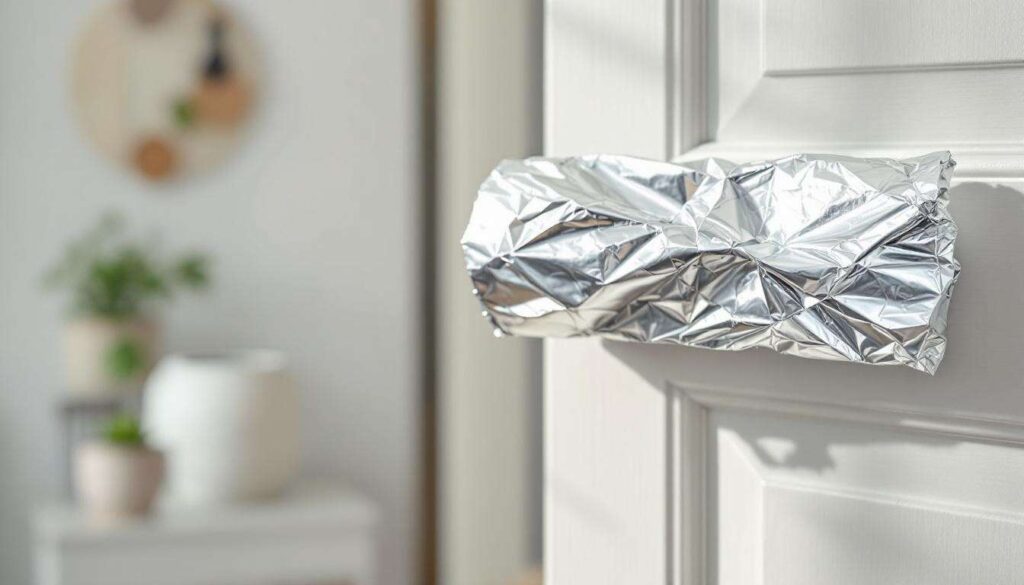 «Ho messo un foglio di alluminio sulla maniglia della porta»: a cosa serve questo metodo